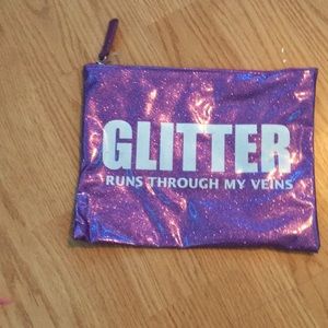 Cute glitter pouch